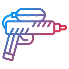 Vector Design Water Gun Icon Style