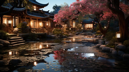A beautiful courtyard