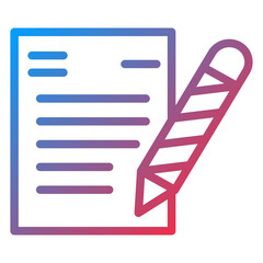 Vector Design Notes Icon Style