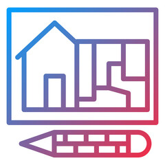 Vector Design Technical Drawing Icon Style