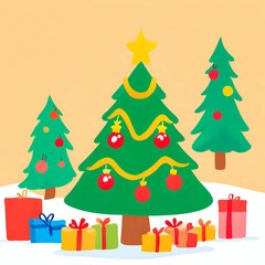 Obraz premium Christmas tree