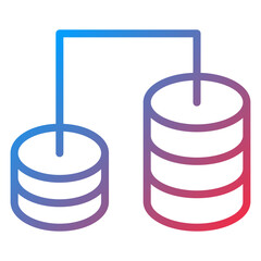 Vector Design Database Icon Style