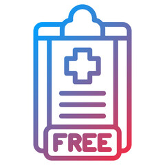 Vector Design Free Medical Checkup Icon Style