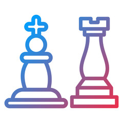 Vector Design Chess Game Icon Style