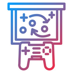 Vector Design Game Strategy Icon Style
