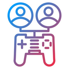 Vector Design Game Viewers Icon Style