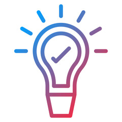 Vector Design Idea Icon Style