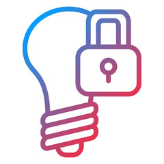 Vector Design Intellectual Property Icon Style