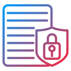 Vector Design Data Security Icon Style