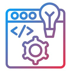 Vector Design Dev Environment Icon Style