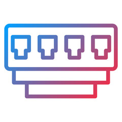 Vector Design Hub Icon Style