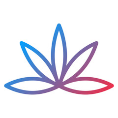 Vector Design Marijuana Icon Style