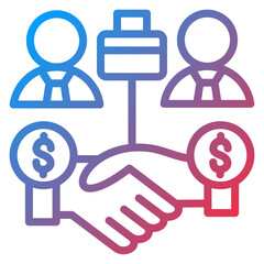 Vector Design Business Relationship Icon Style