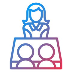 Vector Design Group Interview Icon Style