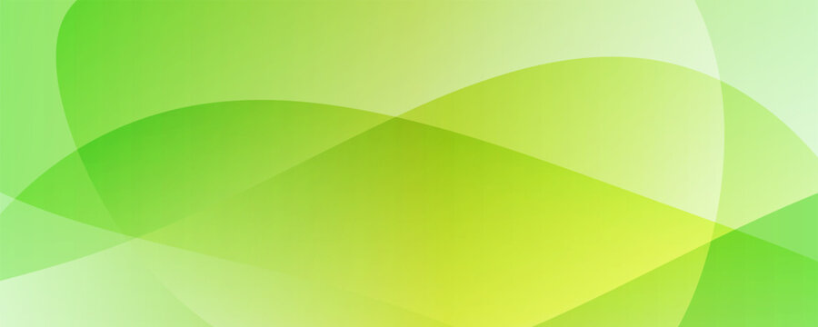 波のような緑色のウェーブラインのベクター背景画像