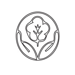 heart with leaves icon in a isolated vector design illustration on a white background 