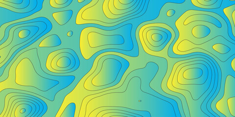 Attractive bright marble gradient, abstract background mixed yellow, green and blue nail polish, colorful surface design.