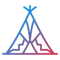 Desert Tipi Icon Style © designing ocean