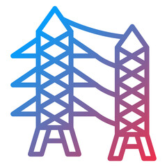 Electric Tower Icon Style