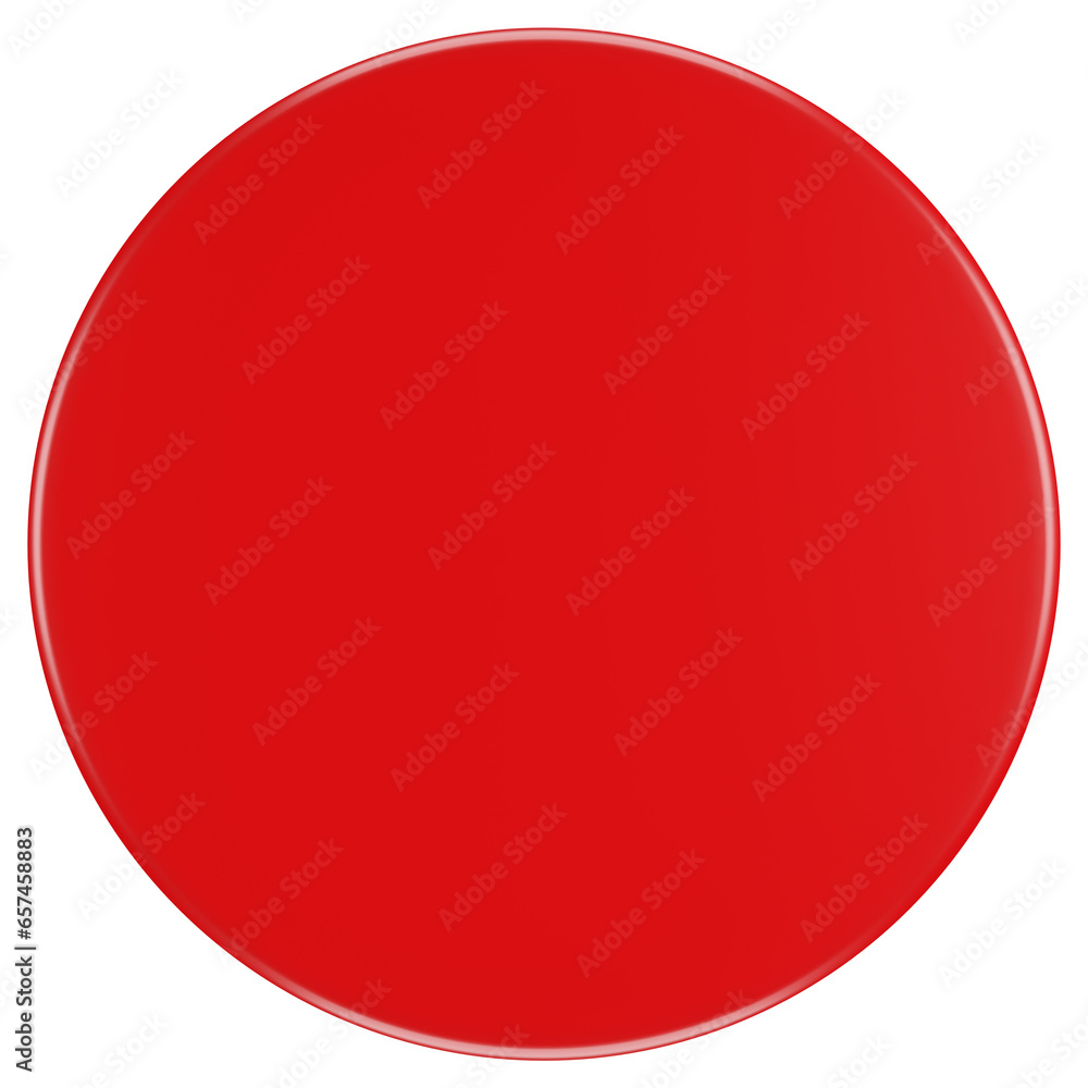 Poster red circle for background in high-quality resolution, png file with transparent background.