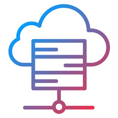 Cloud Storage Icon Style