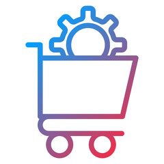 Ecommerce Solutions Icon Style