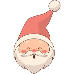 Santa Claus Head Character