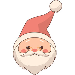 Santa Claus Head Character