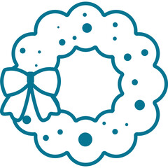 Christmas Wreath Icon