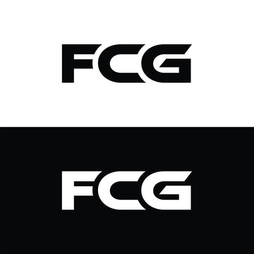 Monogram Letter FCG Logo Design Vector