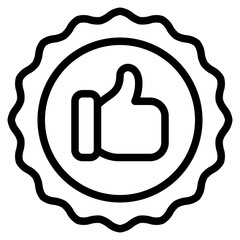 Quality Icon, Line style icon vector illustration, Suitable for website, mobile app, print, presentation, infographic and any other project.