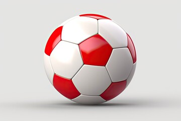 Fototapeta premium soccer ball isolated on white background 
