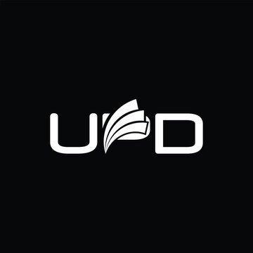 Modern UAD logo with stylized leaf design on black background