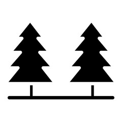 Fototapeta premium Solid Mountain icon