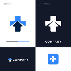Medical Home Logo Vector Icon Illustration Design
