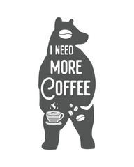 Coffee T-Shirt Design, Typography coffee mug and T-shirt Design