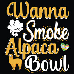 Llama t-shirt design, Llama typography, Llama related quotes elements

