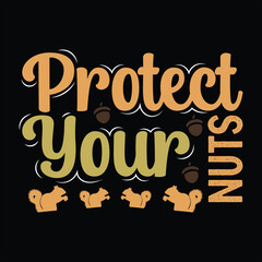 Squirrel t-shirt design, Squirrel typography, Squirrel related quotes elements

