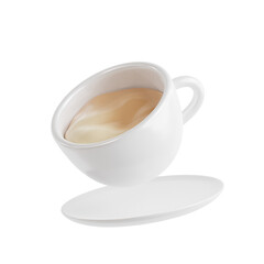 Coffee Latte 3d Icon