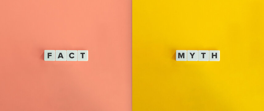 Fact vs Myth Concept Image.