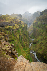 Múlagljúfur Canyon and Waterfalls in Iceland