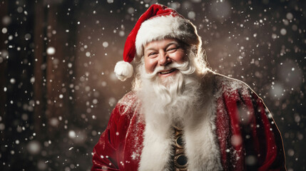 Portrait of smiling Santa Claus