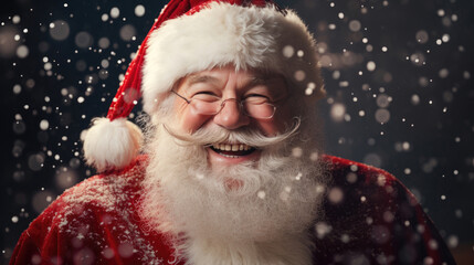 Portrait of smiling Santa Claus