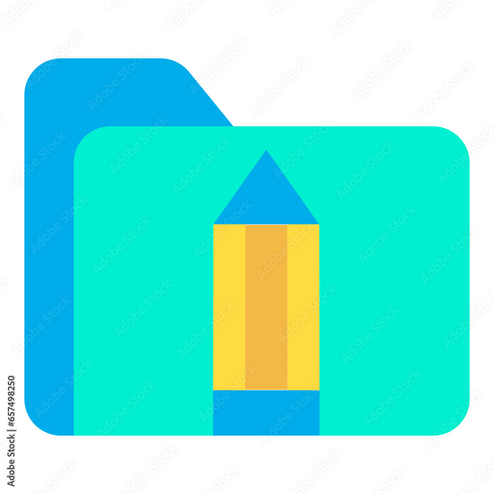 Wall mural Flat Folder icon