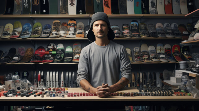 Owner of a small skateboard business