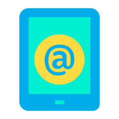 Flat Real estate Mobile icon