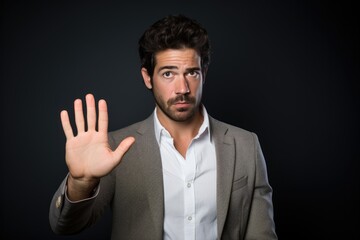 man gesturing to convey a message across language barriers