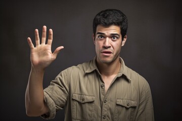 man gesturing to convey a message across language barriers