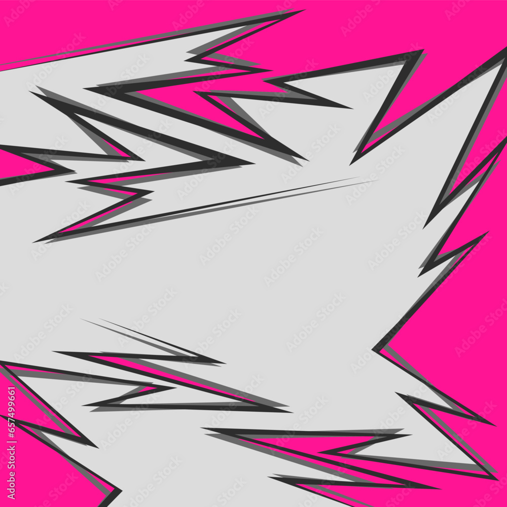Poster minimalist background with abstract sharp and gradient lines pattern and with some copy space area