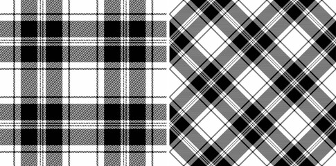 Vector plaid pattern of fabric tartan textile with a texture background seamless check.